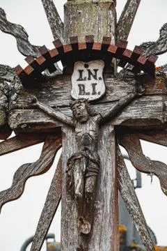 Hill of Crosses Stock Photos