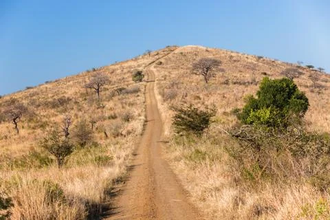 Hill Dirt Road Climb Stock Photos