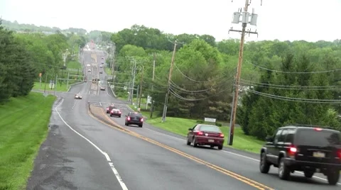 Up hill down hill 2 Stock Footage 8559049