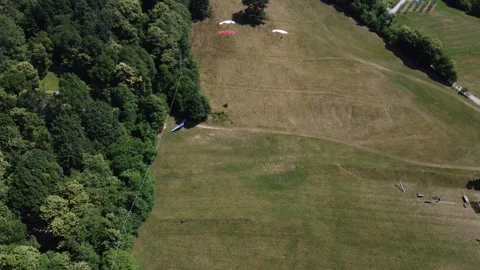 Hill. Flight school Stock Footage 285952912