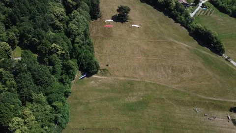 Hill. Flight school Stock Footage 285952930