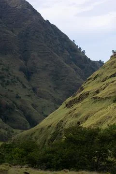 Hill gap Stockfoto's