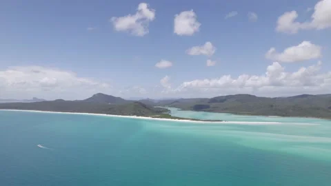 Hill Inlet Orbit Wide Stock Footage 177941493