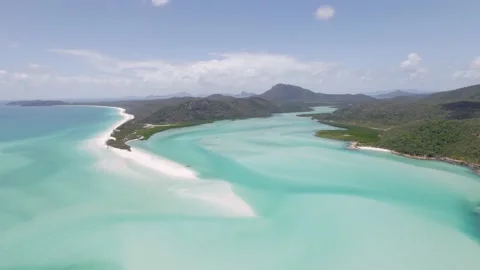 Hill Inlet Slow Dolly Stock Footage 179344585
