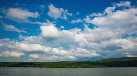 Hill Lake Timelapse Stock Footage 57751280