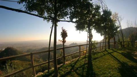 Hill panorama Stock Photos