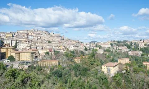 The Hill of Perugia Stock Photos