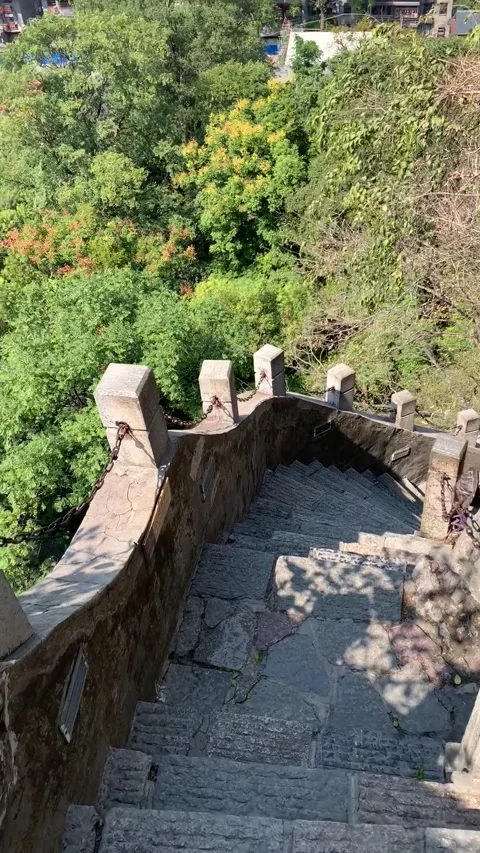Hill stairs at Guilin 스톡 동영상 341276536