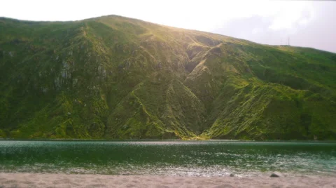 Hill Sunshine River Stock Footage 35474114