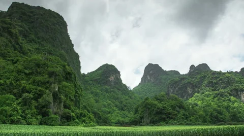 Hill Time lapse zoom in Stock Footage 39790518