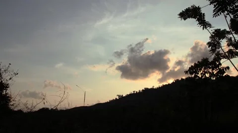 The hill timelapse Stock Footage 53568854