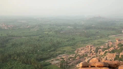 Hill top in Hampi Stock Footage 22308751