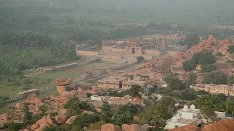 Hill top in Hampi Stock Footage 22308765