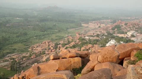 Hill top in Hampi Stock Footage 22321967