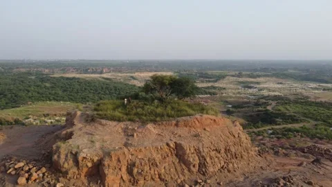 Hill Top View and rain forest Stock Footage 249867658