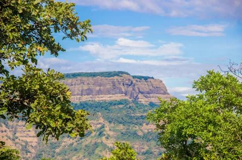 Hill top view 写真素材