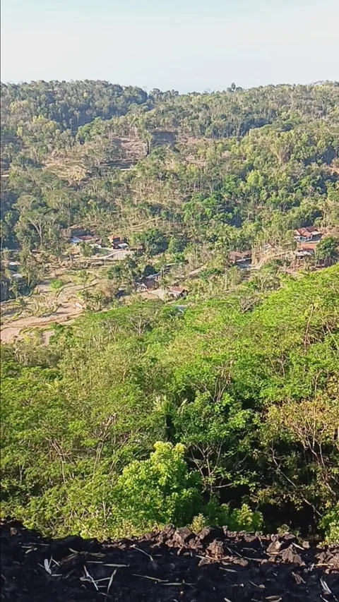 Hill view Stock Footage 284489878