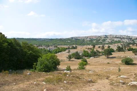 Hill view Stock Photos