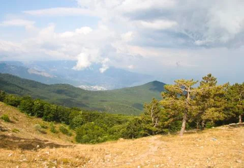 Hill view Stock Photos