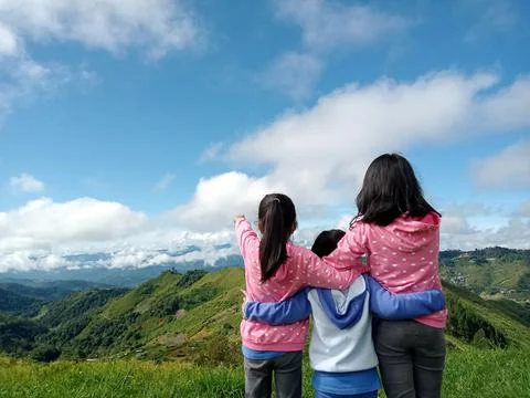 Hill view Stock Photos