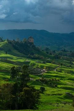 Hill view Stock Photos