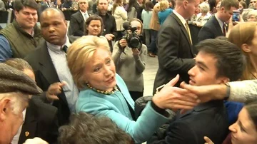 Hillary Clinton on the Campaign Trail Stock Footage 85474009