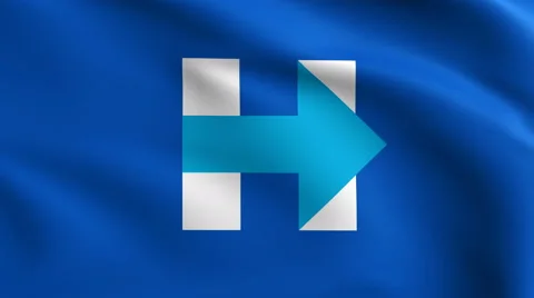 Hillary Clinton Logo 4k Background Vídeos de archivo 68850154