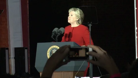 Hillary Philadelphia 動画素材 98423894