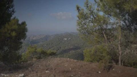 Hills and sky Stock Footage 128171441
