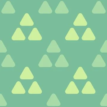 Hills and triangles seamless pattern Illustrazione stock