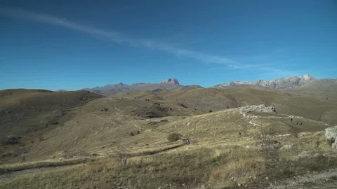 Hills and Valleys with Paths Video stock 84331923