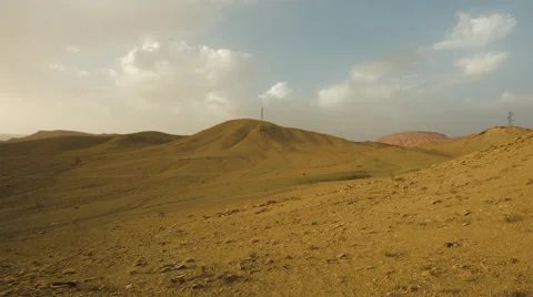 Hills with blue sky Stock Footage 62910927