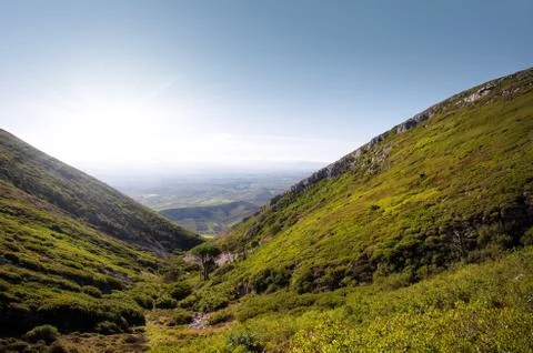Hills landscape Stock Photos
