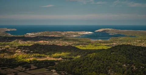 The hills of Menorca Stock Photos