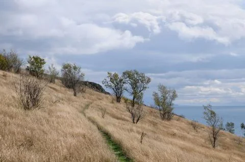 Hills of Sevan 스톡 사진