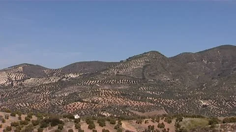 Hills of Spain Stockbeeldmateriaal 11966095