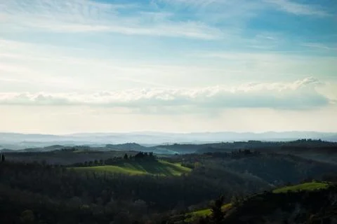 Hills of Tuscany Stock Photos