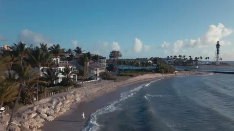 Hillsboro Lighthouse Stock Footage 172101625