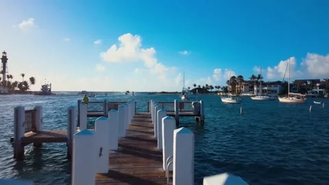 Hillsboro Lighthouse Stock Footage 172104481