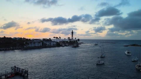 Hillsboro Lighthouse Stock Footage 172104498