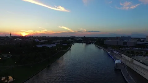 Hillsborough River Stock Footage 113345533