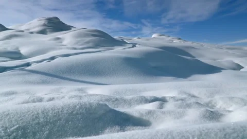 Hillside after snow Stock Footage 235107061