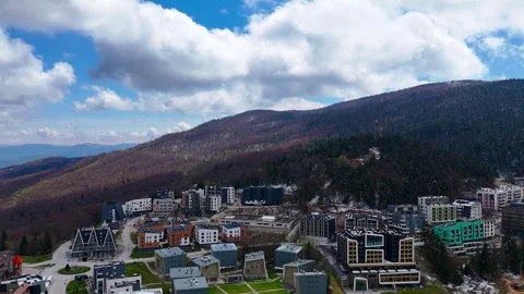 Hillside Architectural Wonders Stock Footage 296613843