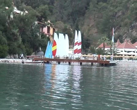 Hillside beach 1 Video stock 8956775