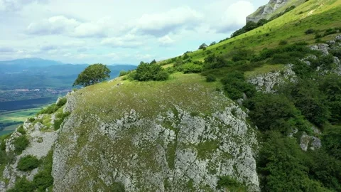 Hillside in Beriain mountain. Navarre. Stock Footage 140846603