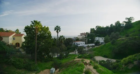 Hillside of Griffith Park in Los Angeles, California Stock Footage 116004669