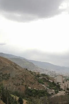Hillside of North Tehran, IRAN Stock Photos