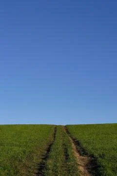 Hillside path Stock Photos