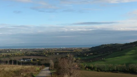 Hillside view Stock Footage 101292200