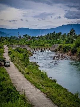 Hillside view Foto stock